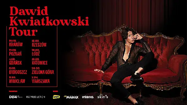 Zdjęcie Ile kosztuje koncert Dawida Kwiatkowskiego? Sprawdź ceny biletów